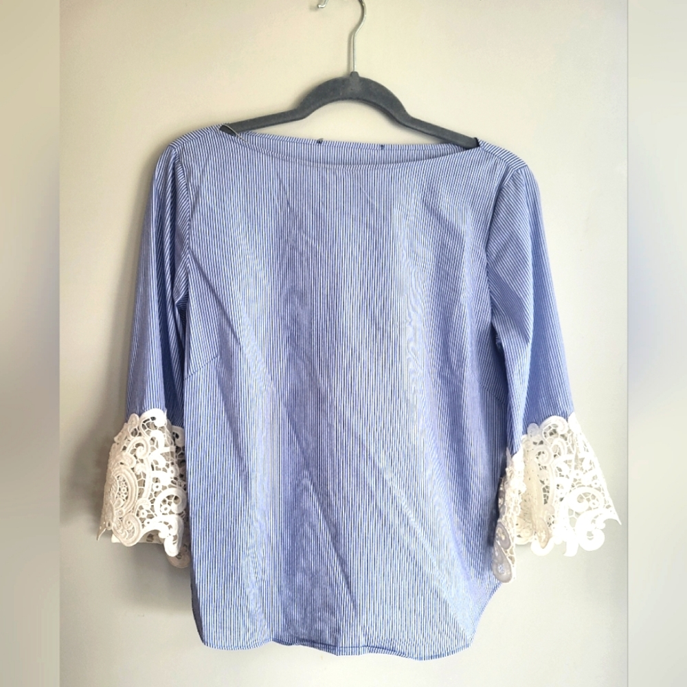 Zara striped blouse